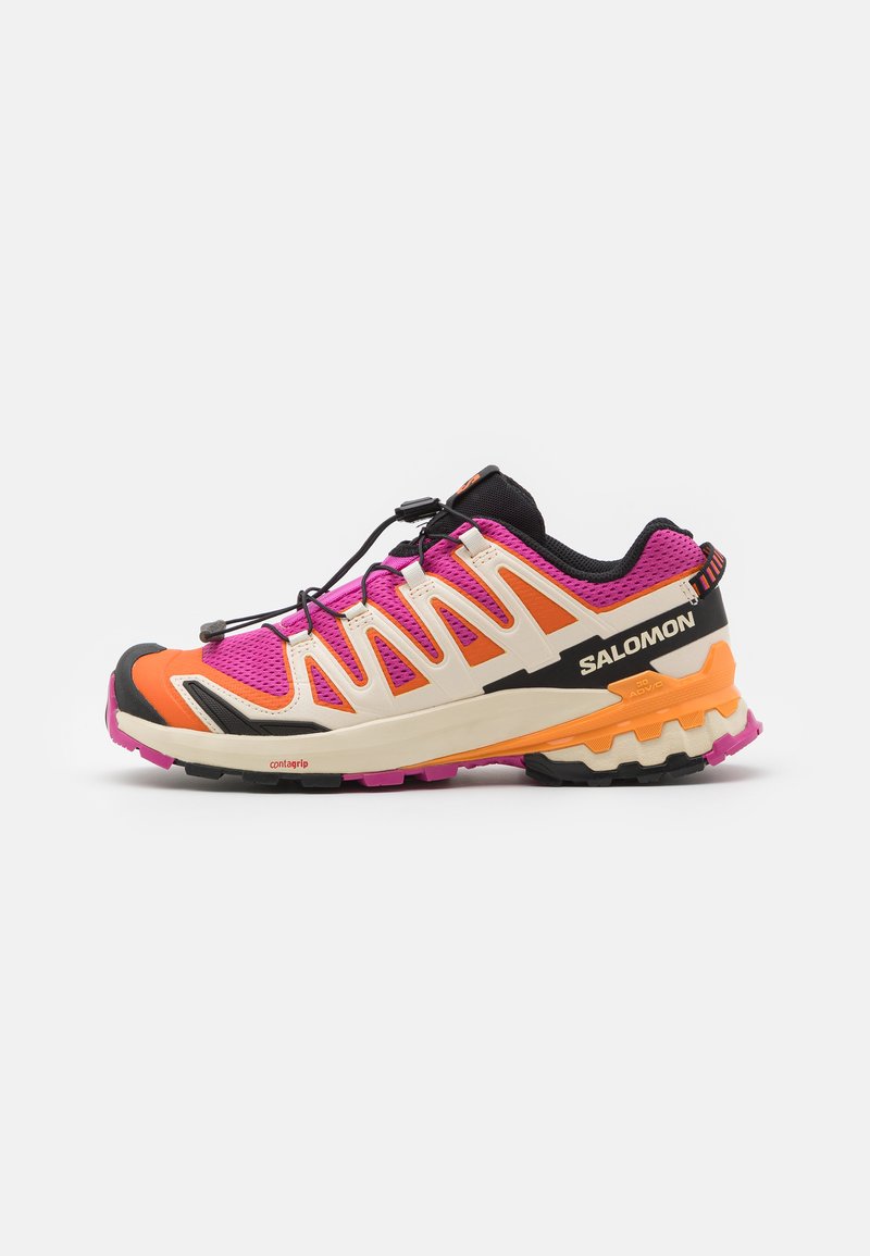 Salomon - XA PRO 3D V9 - Trailové bežecké topánky - rose violet/dragon fire/papaya, Zväčšiť