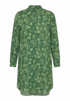 Studio Untold, LONGBLUSE, OVERSIZE SHAPE, GRANATAPFEL - Camicia - dark green