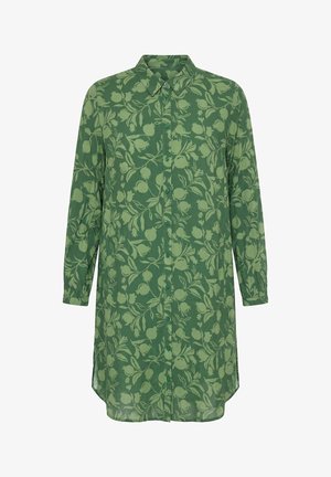 Studio Untold, LONGBLUSE, OVERSIZE SHAPE, GRANATAPFEL - Camicia - dark green
