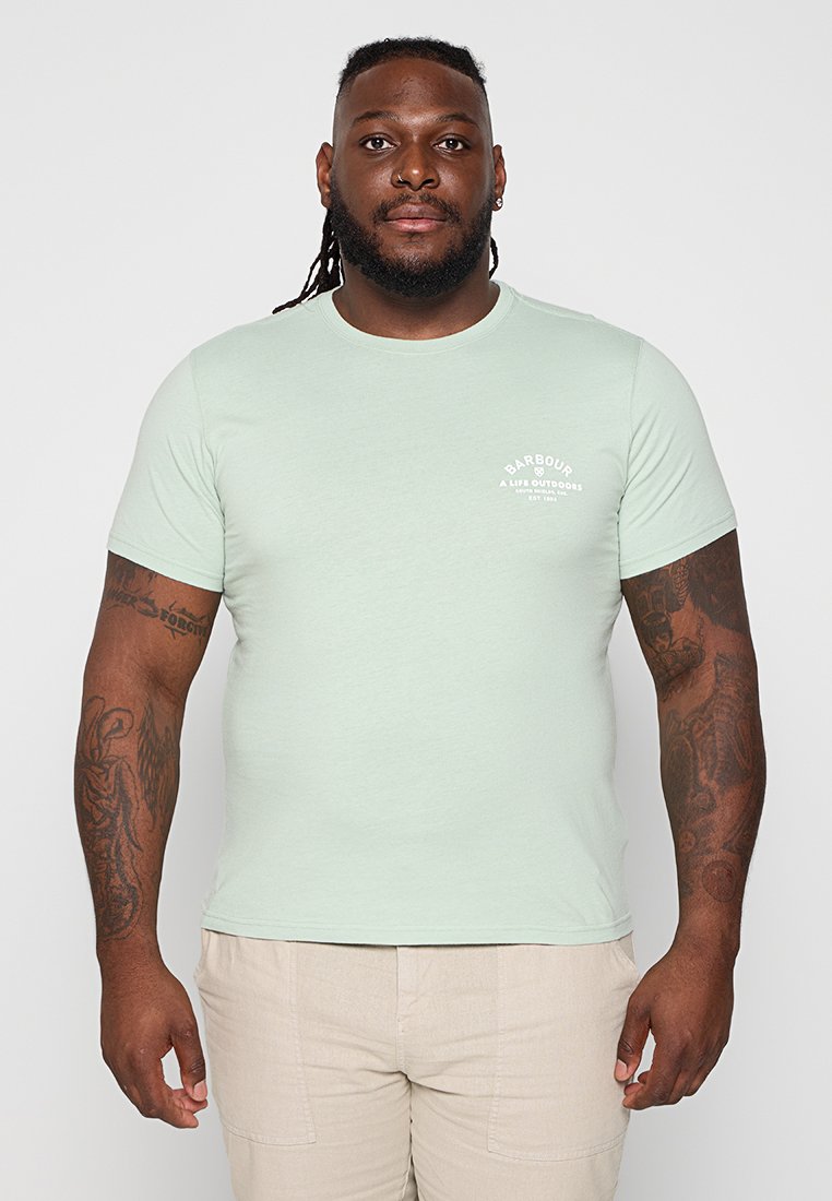 Barbour T-shirt basic lichtgroen