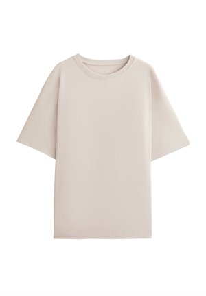 OYSHO SHORT SLEEVE 30247378 - Tricou basic - taupe