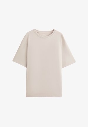 OYSHO SHORT SLEEVE 30247378 - Tricou basic - taupe