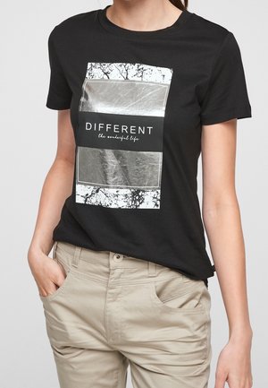 T-shirt imprimé - black