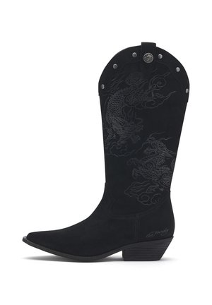 Ed Hardy, Stivali texani / biker - black