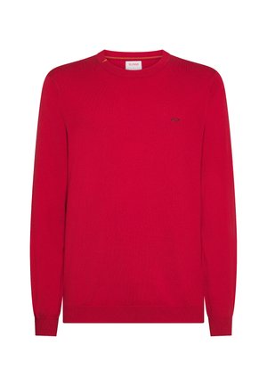 Felpa - rosso fuoco-30