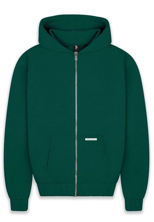 SUPER HEAVY BLANK  - Sweat zippé - green