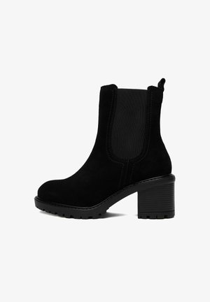 Lasocki, LASOCKI ANKLE BOOTS WOMEN'S BLACK 5907964498285 - Platform ankle boots - black