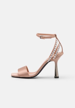 Alberta Ferretti EVENING STRASS - Sandales à talons hauts - pink
