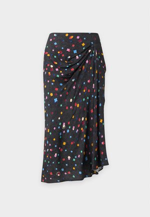 Love Moschino, CORIANDOLI - А-образна пола - black