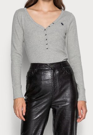 Langærmet T-shirt - grey