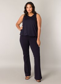 BASE LEVEL CURVY - ALLIE - Leggings - Trousers - black Thumbnail Image 1