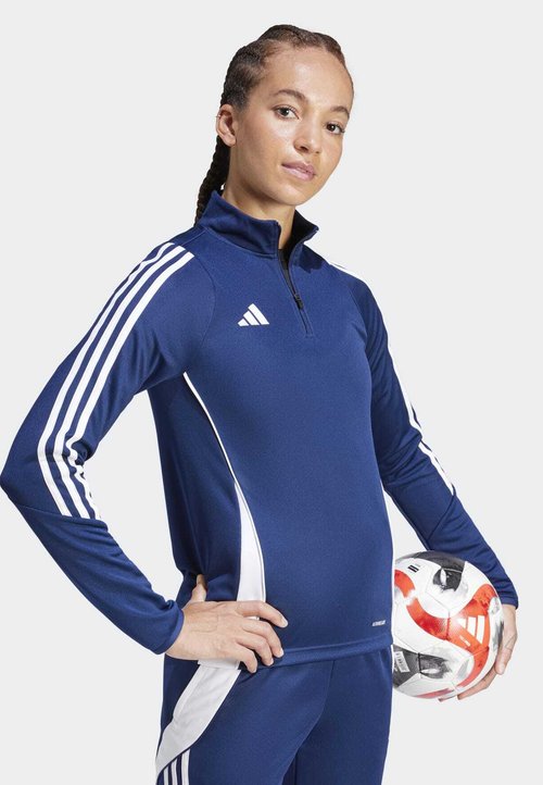 adidas TIRO24 TRAINING TOP WOMEN - Long sleeved top - team navy blue white — photo 5