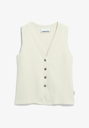 ARMEDANGELS, ARMEDANGELS COMPACT BUTTONED - Weste - oatmilk