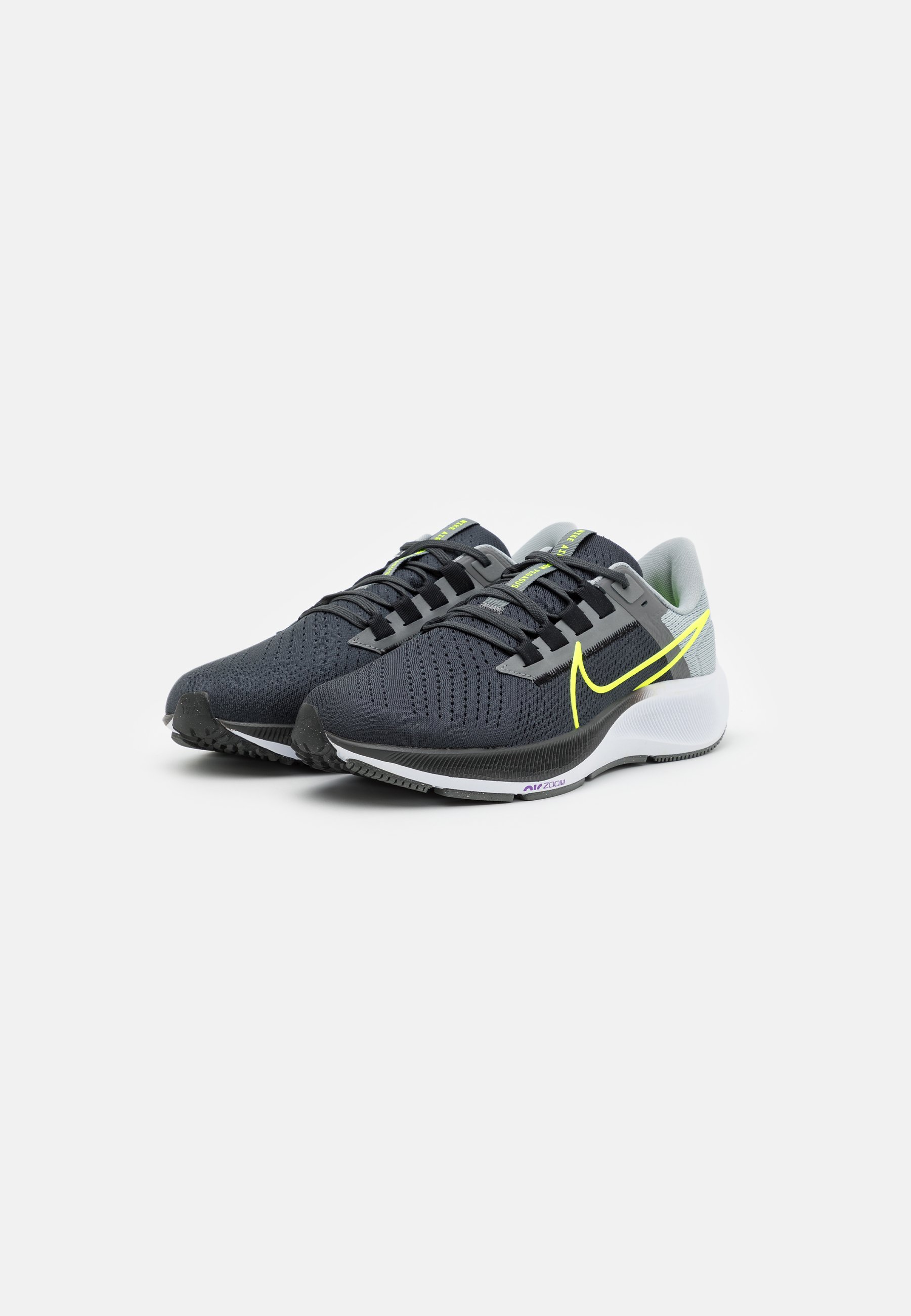 AIR ZOOM PEGASUS 38 - Hardloopschoenen neutraal - grey/volt AIR ZOOM PEGASUS 38 - Hardloopschoenen neutraal - grey/volt