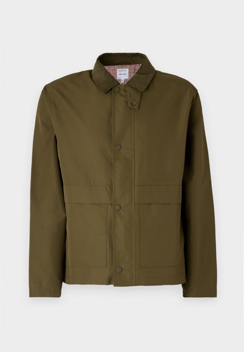 Only & Sons Jas olijfgroen