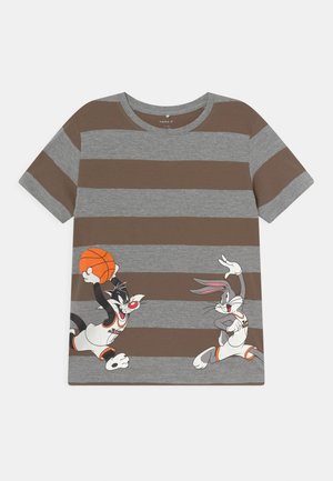 NMMSPACEJAM - T-shirt con stampa - grey melange