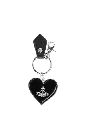PORTACHIAVI MIRROR HEART  - Portachiavi - black