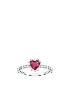 HERZ ROMANCE STERLING - Ring - red