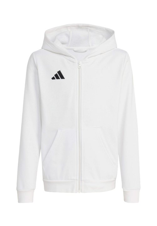 adidas PERFORMANCE ENTRADA26 FULL ZIP HOODIE KIDS UNISEX - Zip-up sweatshirt - white/black — foto 5
