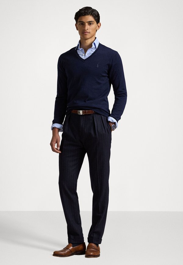 SLIM FIT WASHABLE WOOL V-NECK JUMPER - Jumper4