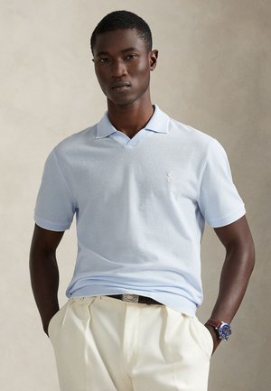 Polo Ralph Lauren JACQUARD MESH POLO SHIRT - Polo majica - office blue/white