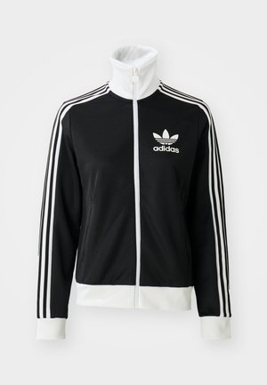 adidas Originals CLASSIC - Zip-up sweatshirt - black/white