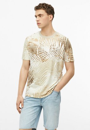 s.Oliver, T-SHIRT - T-shirt print - beige