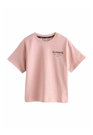 REGULAR FIT - CREW - Majica kratkih rukava s printom - mid pink