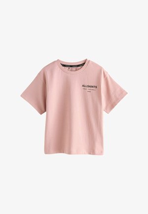 REGULAR FIT - CREW - Majica kratkih rukava s printom - mid pink