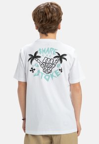 Quiksilver SHARE THE STOKE 8 - 16 - Triko s potiskem - white