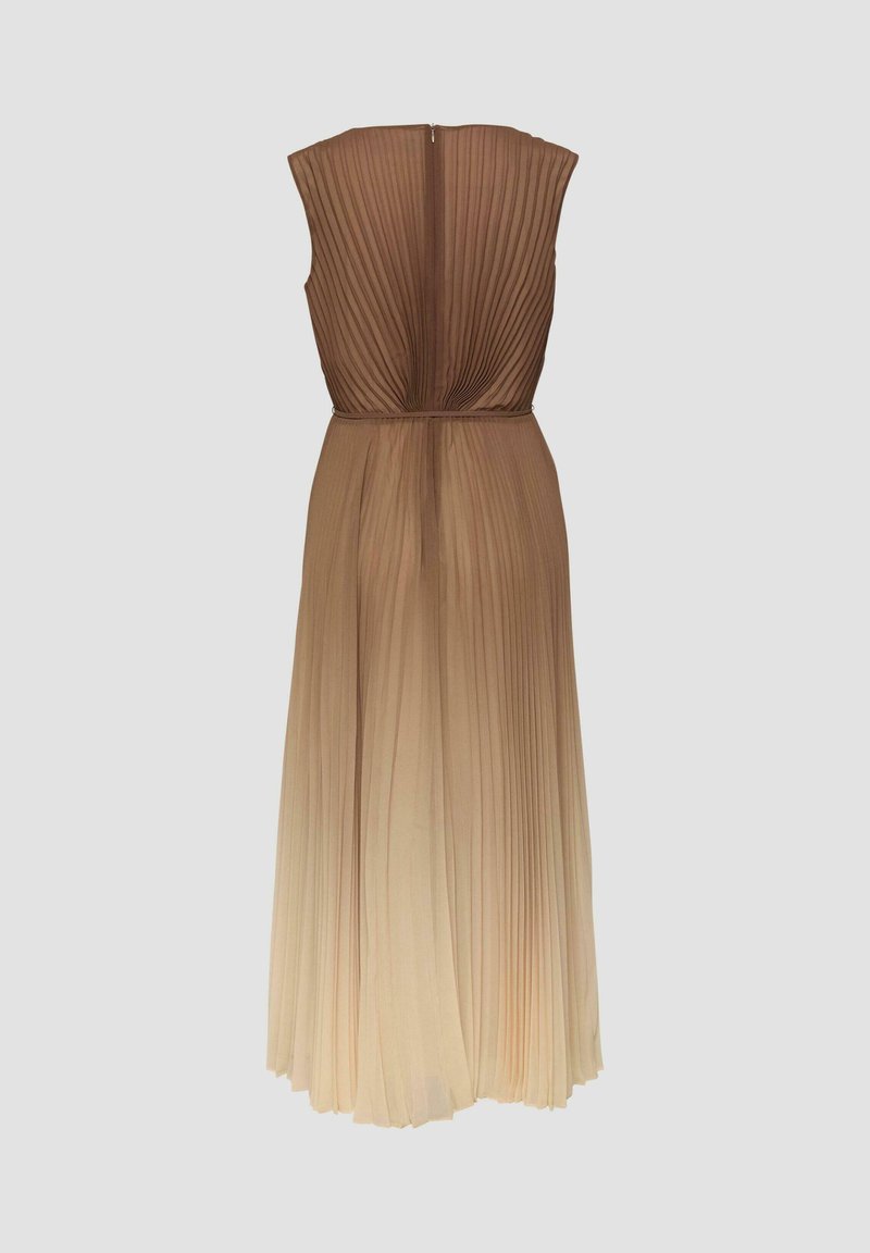white christmas dresses Fiorella Ombre Print Cowl-Neck Split Maxi Dress – Club L London main image 1