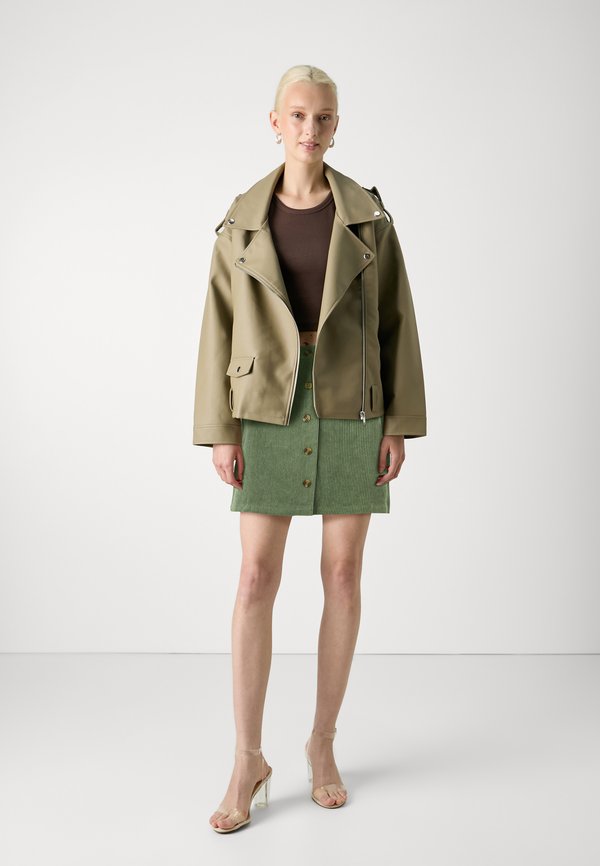 PCEFFI SKIRT  - A-line skirt - olivine3