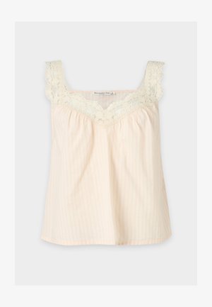 Abercrombie & Fitch, STRIPE - Maglia del pigiama - light pink