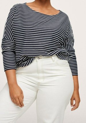 Langærmet T-shirt - royal blue