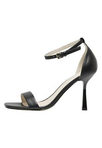 ONLY SHOES MIT ABSATZ OFFENE SPITZE VERSTELLBARER TRÄGER  - Sandali con tacco - black