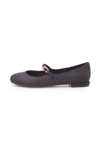 Ankle strap ballet pumps - nero