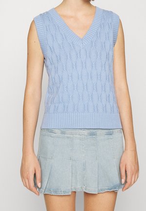 Strickpullover - light blue