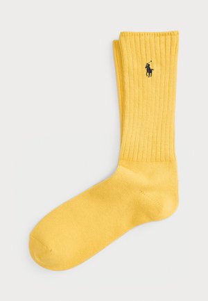 SIGNATURE PONY COTTON-BLEND CREW SOCKS - Șosete - soft yellow