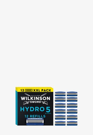 HYDRO 5 RAZOR BLADE REFILLS 12 PACK - Razor - black