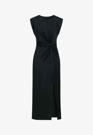 Mustutus musta kleit, millel on keeratud esiosa, põlvekõrgune ja valmistatud siledast kangast. Omab küljes muistuslõhet, mis tagab rohkem liikumisvabadust.