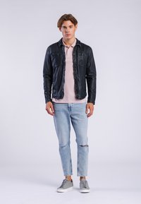 Freaky Nation CRUSH - Chaqueta de cuero - used black