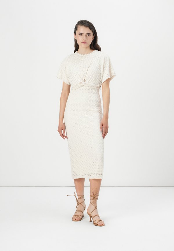 VISOLIRA O-NECK MIDI  - Day dress - birch