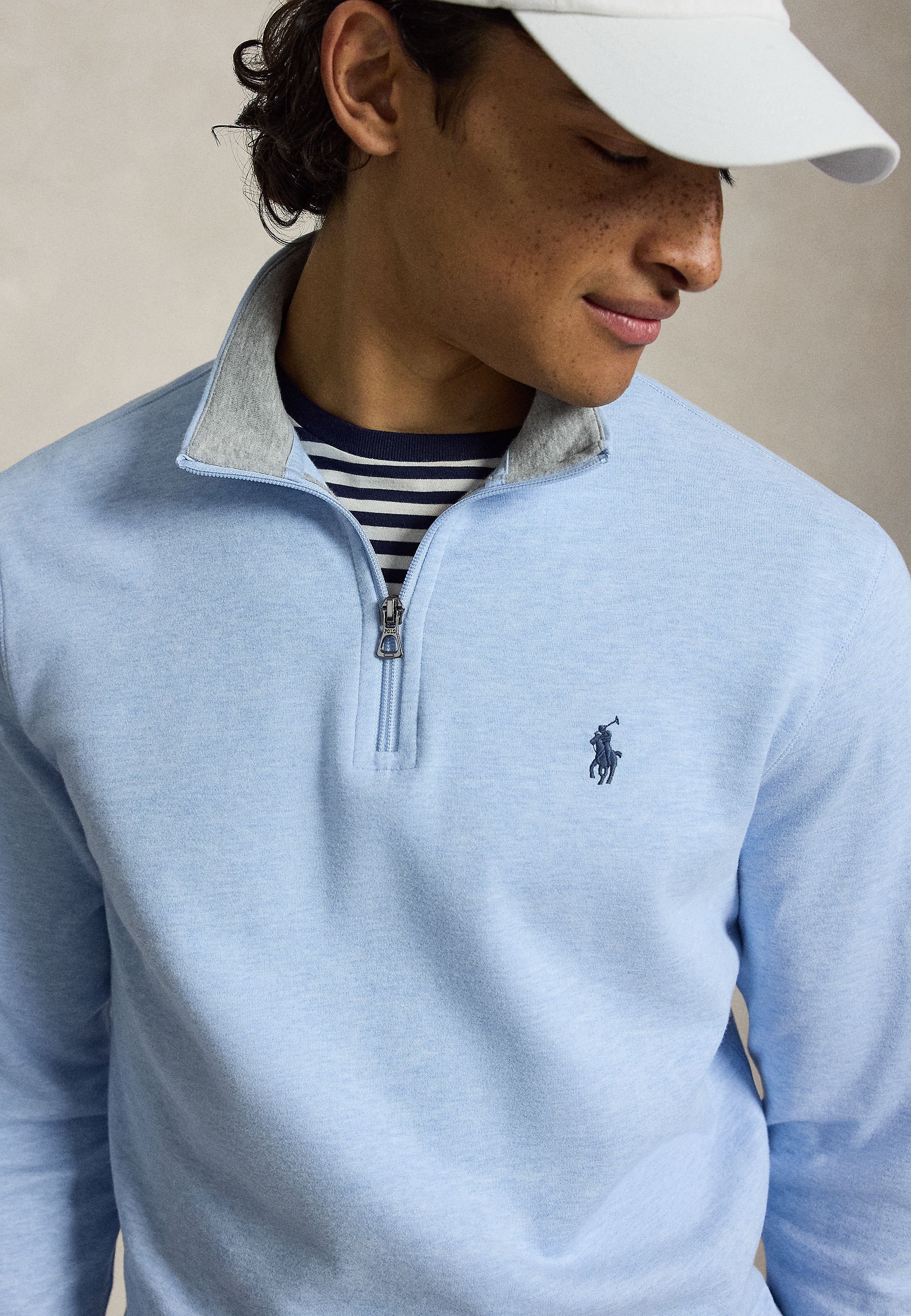 トップス POLO RALPH LAUREN Polo Ralph Lauren Big & Tall DOUBLE-KNIT FULL-ZIP HOODIE - Jersey