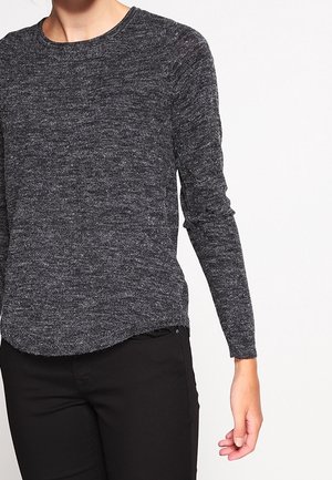 Pullover - mottled dark grey