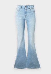 NEWLUZ PANTS - Flared Jeans - light blue