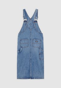 Jeansklänning - rinsed blue w  fade