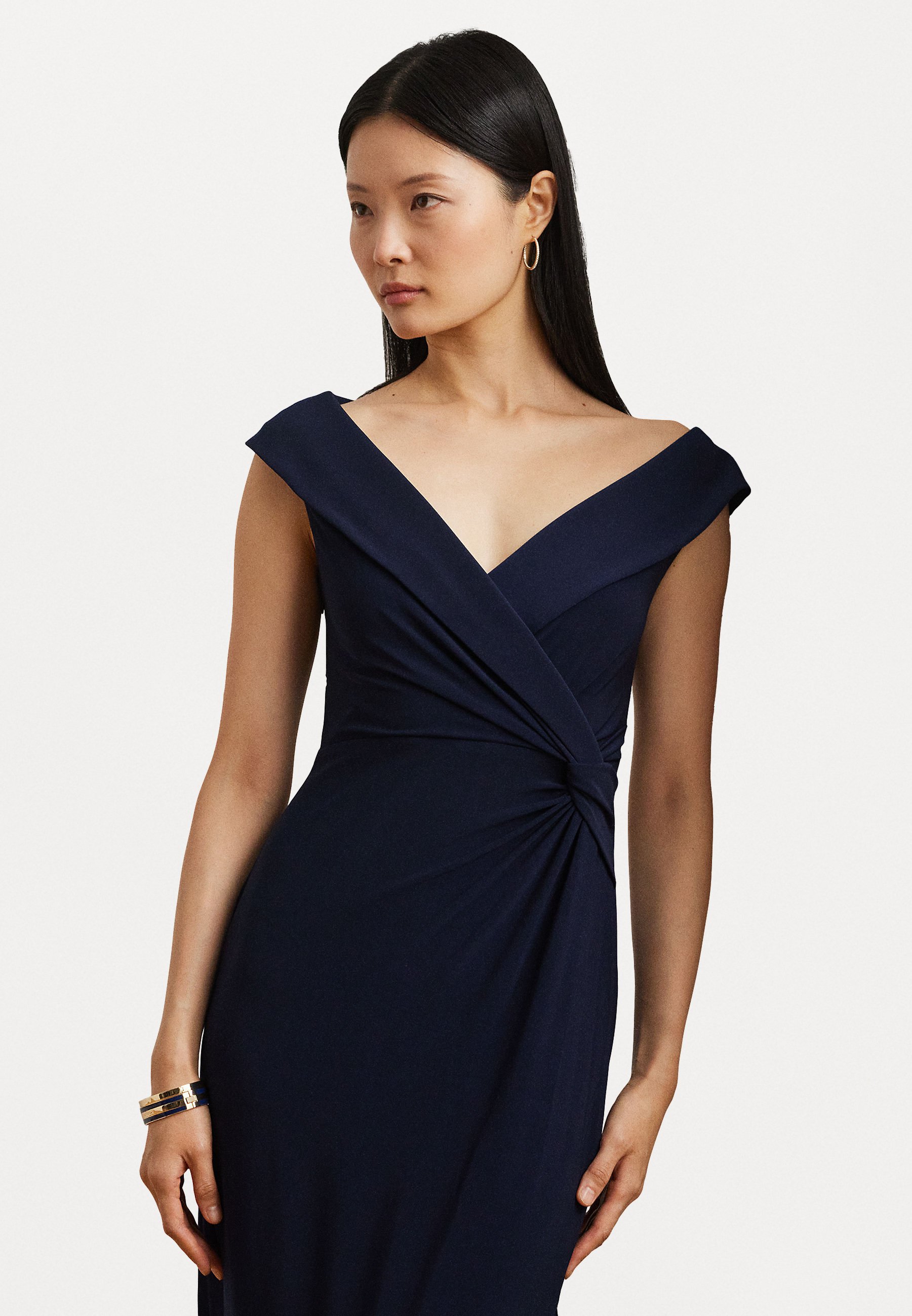 Lauren Ralph Lauren Petite LEONIDAS JERSEY OFF-THE-SHOULDER