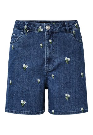 Pieces, PCFLORA  - Jeansshort - medium blue denim