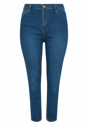 Yours Clothing, PLUS SIZE STRAIGHT LEG JEANS - Jeans Slim Fit - mid blue
