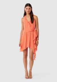 Forever New RUFFLE MINI DRESS  - Koktélruha / Partiruha - siren glow